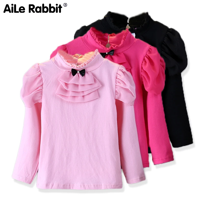 

Children's Garment Autumn Children Joker Long Sleeve T Pity Girl Lovely Jacket High Lead Rendering Unlined Upper Garment