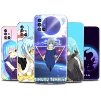 tensei shitara slime datta silicone phone case for samsung galaxy a51 a52 a32 a71 a72 5g a12 a21s a31 a01 a11 a02 a02s soft capa