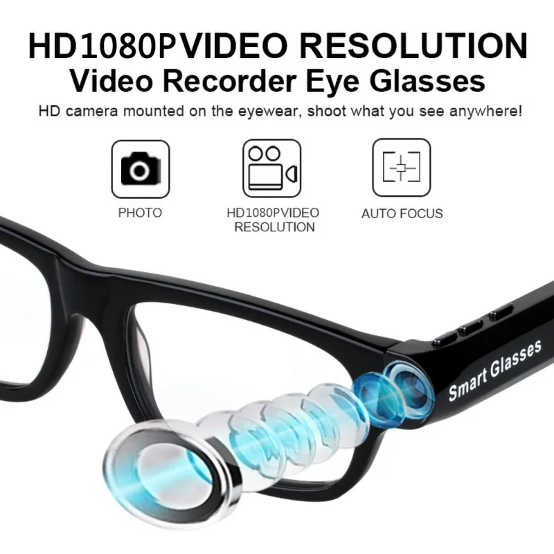 Смарт-очки 8 ГБ с Bluetooth 4,0 и громкой связью HD 1080P камера рекордер Видео gps навигация напоминание
