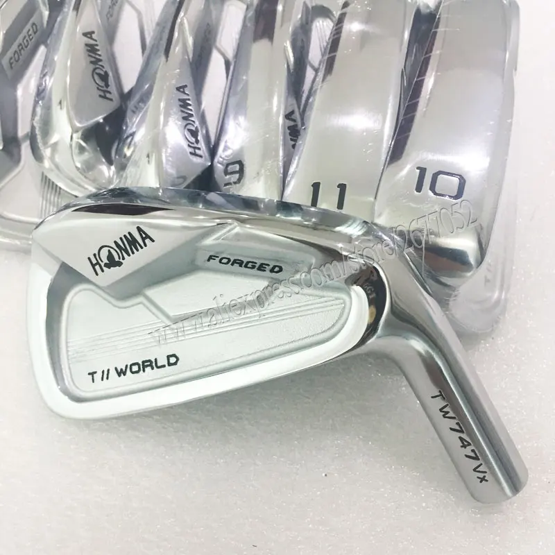 Новые клюшки для гольфа HONMA TW747 Vx клюшки для гольфа 4-11 клюшек набор графитовых и стальных валов R или S Гольф Вал Cooyute