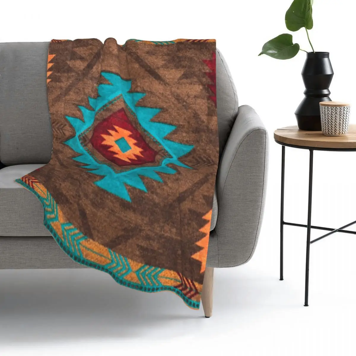 

Canyon Navajo Throw Blanket Bedspread Bed Blanket Sofa Blanket Plush Flannel Warm bedding Home travel thick Adult child