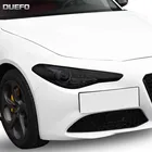 Защитная пленка для фар автомобиля, Прозрачная черная наклейка из ТПУ для Alfa Romeo Giulia 952 Stelvio 949, 2 шт.