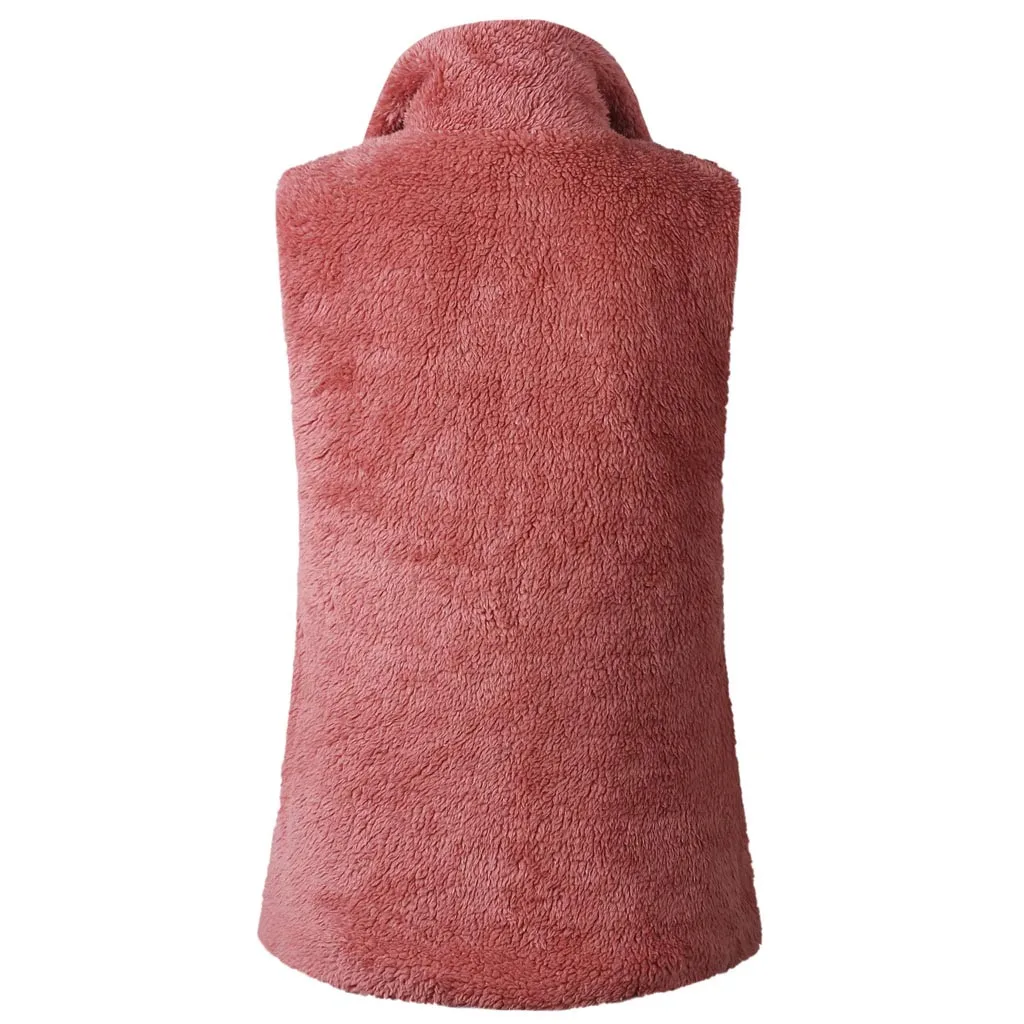 Женский красный кашемировый жилет на молнии куртка без рукавов пальто с отложным