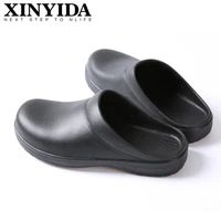 non slip waterproof oil proof kitchen chef shoes hospital operating room lab medical slippers hotel work shoes clogs size 36 45