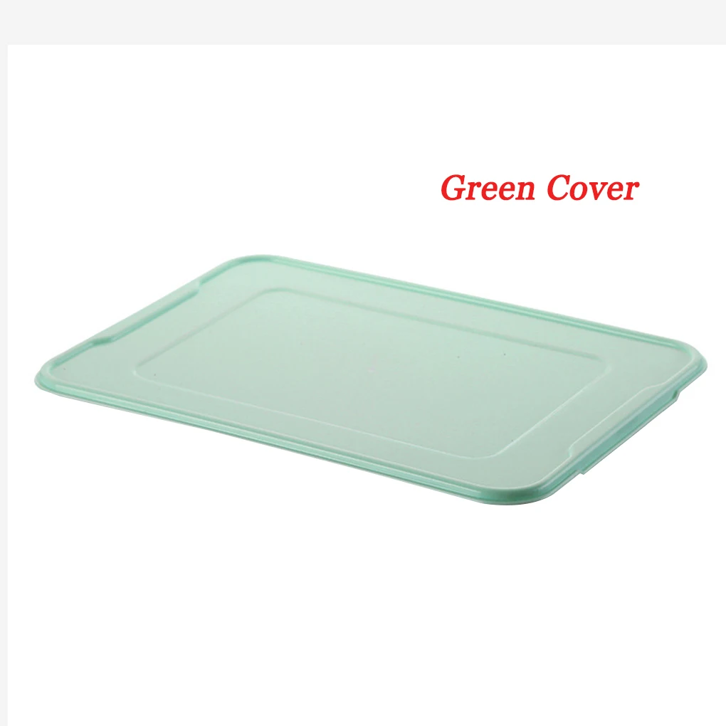 green cover Feiqiong Кухонный Контейнер для пищевых продуктов пластиковая для вареников коробка для хранения прозрачный холодильник Контейнер Горячая Еда Коробка инструмент - Цвет: green cover