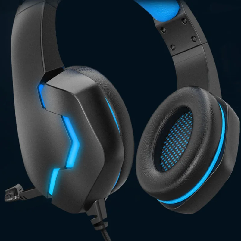 

J10 Wired Gaming Headset Headset Gaming Headset Wire Control PS4 Headset Subwoofer Stereo Headset