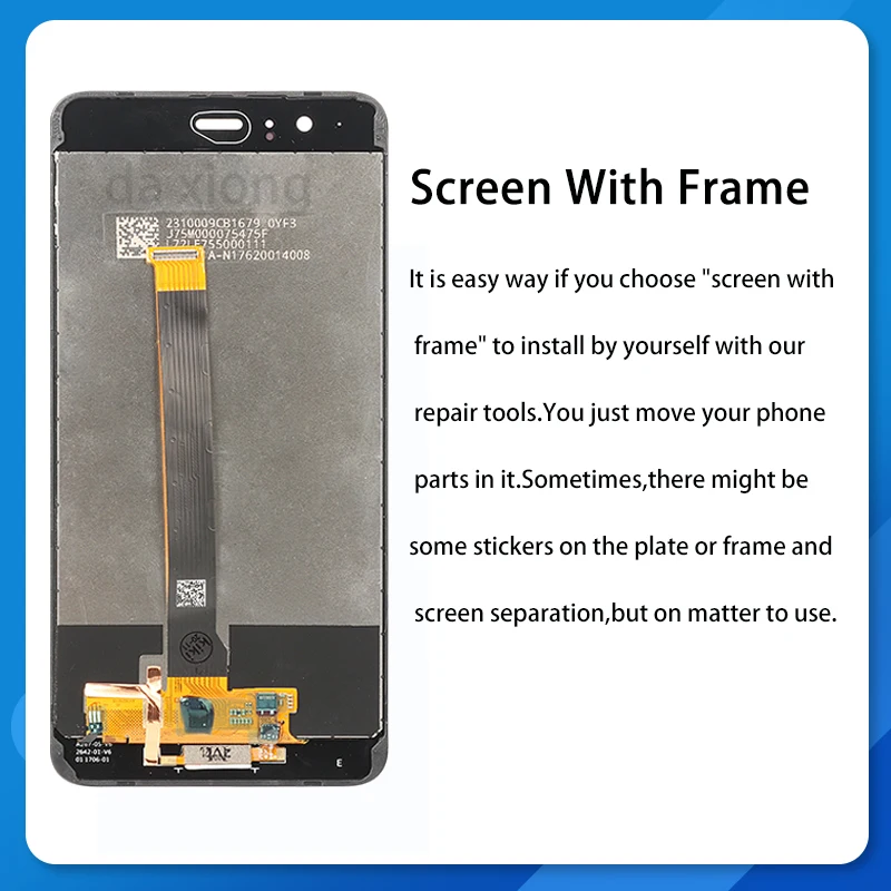 5 5display for huawei p10 plus lcd touch screen with frame digitizer replacement for huawei p10plus vky l09 vky l29 lcd free global shipping