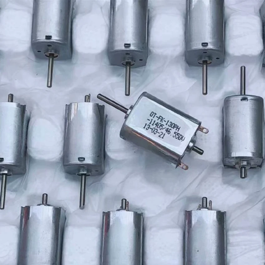 Двойной выходной вал 130 двигатель OT FK 130PH угольные щетки для детей от 3 до 12 лет V