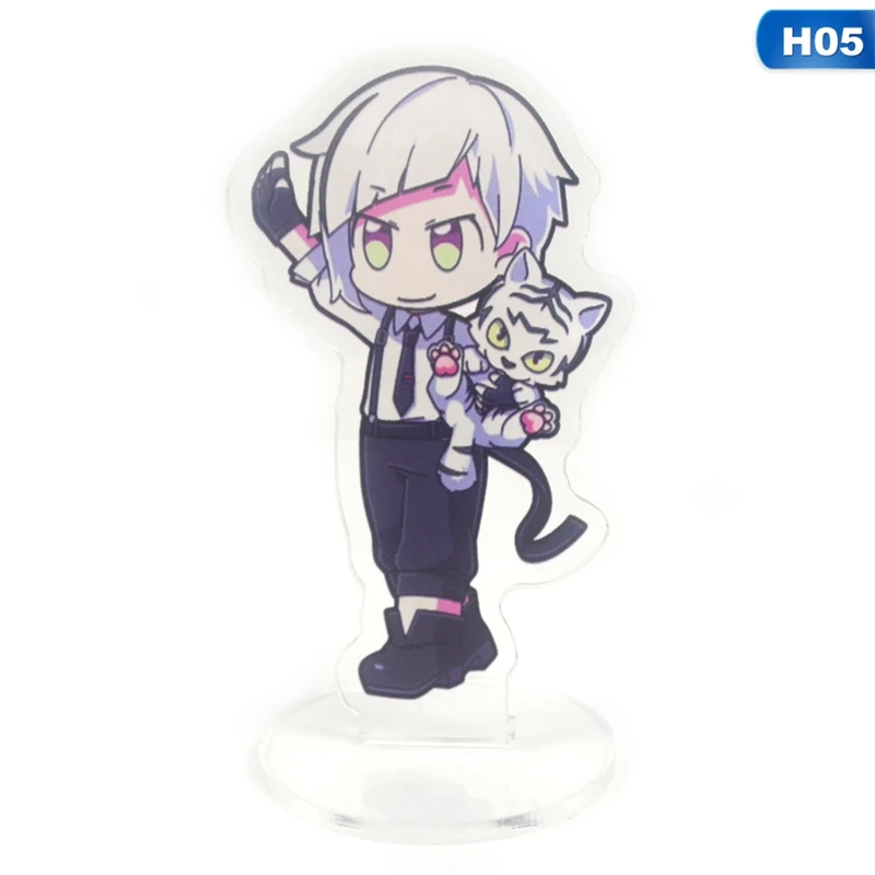 

Anime Bungou Stray Dogs Acrylic Stand Model Toys Desk Action Figures Comic Exhabition Decor Ornaments 10cm Fans Collections