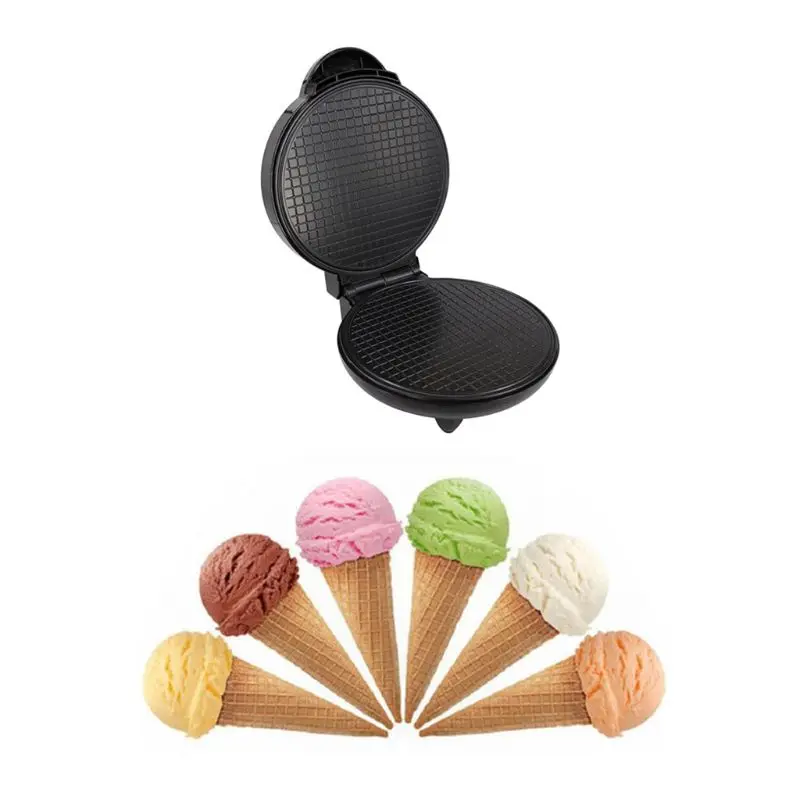 

Round Nonstick Electric Stroopwafel Syrup Waffle Maker Baker Machine Stainless P9YB