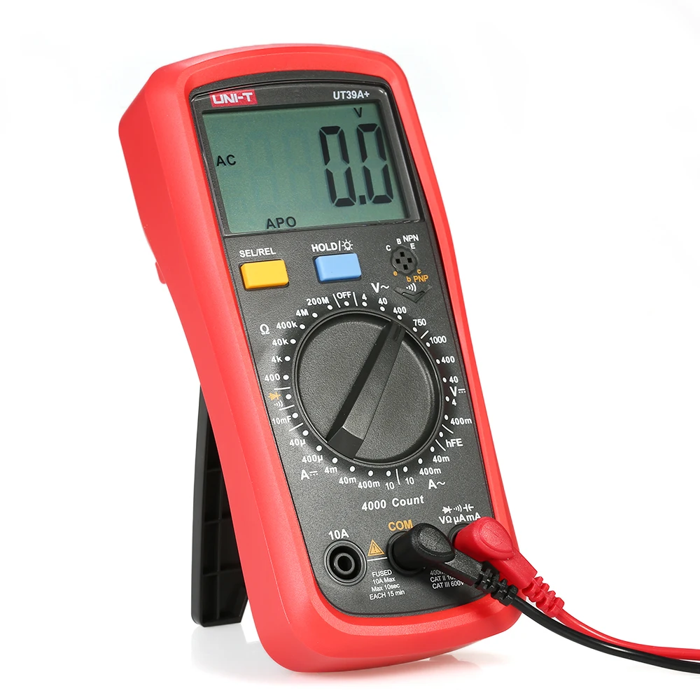 UNI-T UT39C+ ЖК-цифровой мультиметр DC/AC напряжение измеритель тока NCV Емкость Сопротивление диод тестер Вольтметр Амперметр