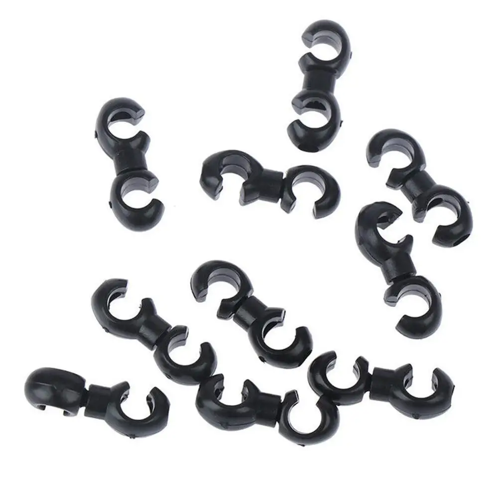 

ycle MTB Brake Line Pipe S-style 360 Degree Rotation Buckle Housing Cable Color Clips Multiple Clip O2P2