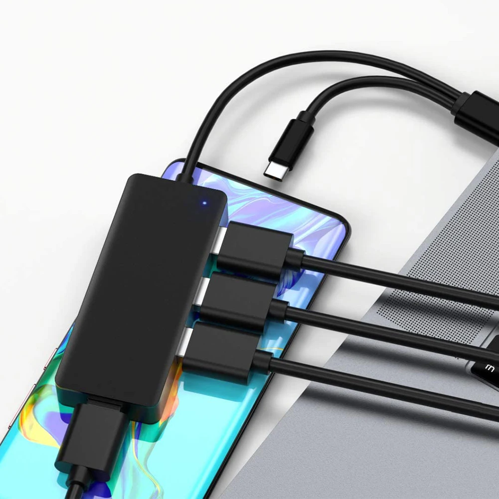 4 портовый концентратор usb c тип