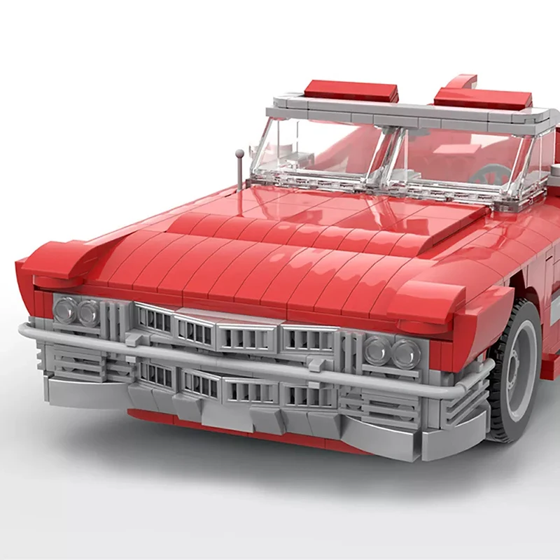 

Back To Future EldoradoED 62 Series 1959 MOC-34818 Technic Car Model Creator Technical Blocks 1172pcs Toys Gifts Children Kids