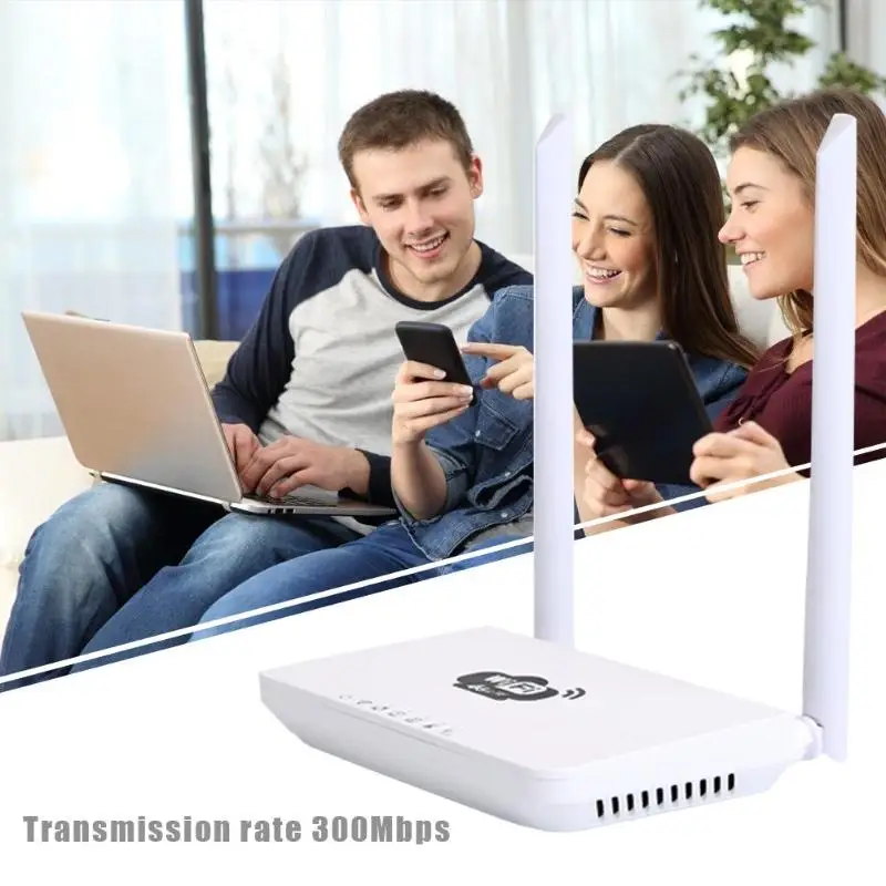 CP6 WiFi маршрутизатор беспроводной 300 Мбит/с 2 в 1 чип Qualcomm двойная антенна дизайн стабильный надежный более широкий охват 2 антенны 4G LTE
