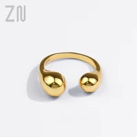 zn europe and america trendy jewelry ladies ring gifts fashion creative design water droplets opening adjustable rings for women