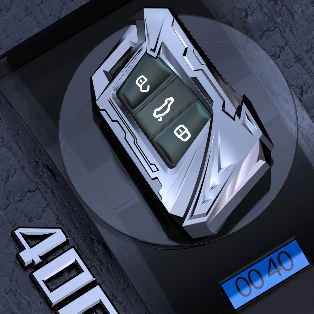 

Zinc Alloy Car Key Cover Case Shell Fob For VW Magotan Passat B8 New CC For Skoda Superb A7 Kodiaq