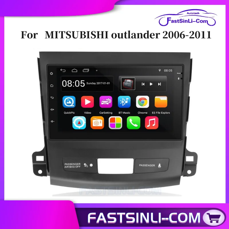 Мультимедийный плеер на Android автомобильный GPS для MITSUBISHI outlander 2006 2011 радио 9