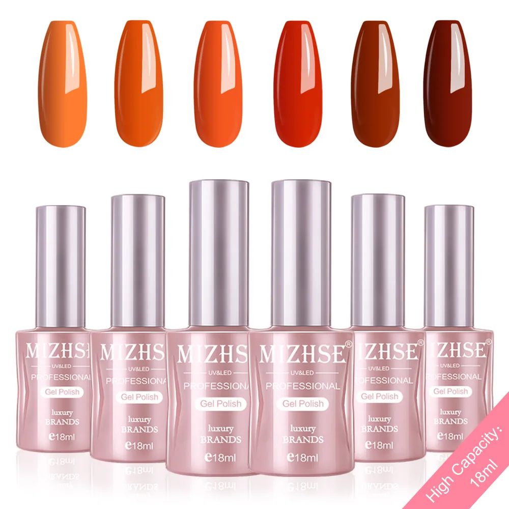 P41 MIZHSE Гель-лак набор УФ-наконечники Vernis Полупостоянный Гель-лак лаковое гелевое покрытие для ногтей длительный Чистый Цвет Гель-лак подарочная коробка - Цвет: P41