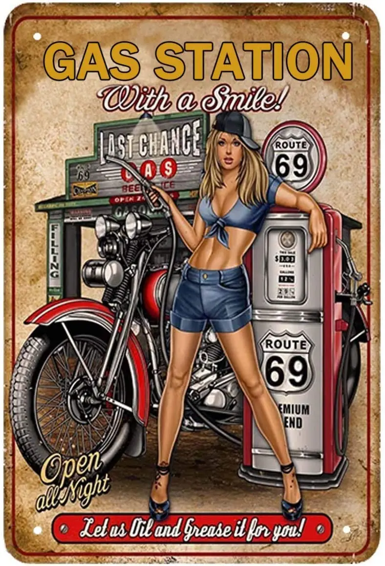 

Жестяная вывеска в стиле ретро, мотоциклетная, винтажная, декоративная, для украшения стен, семейного гаража, бара, клуба, 8x12 дюймов