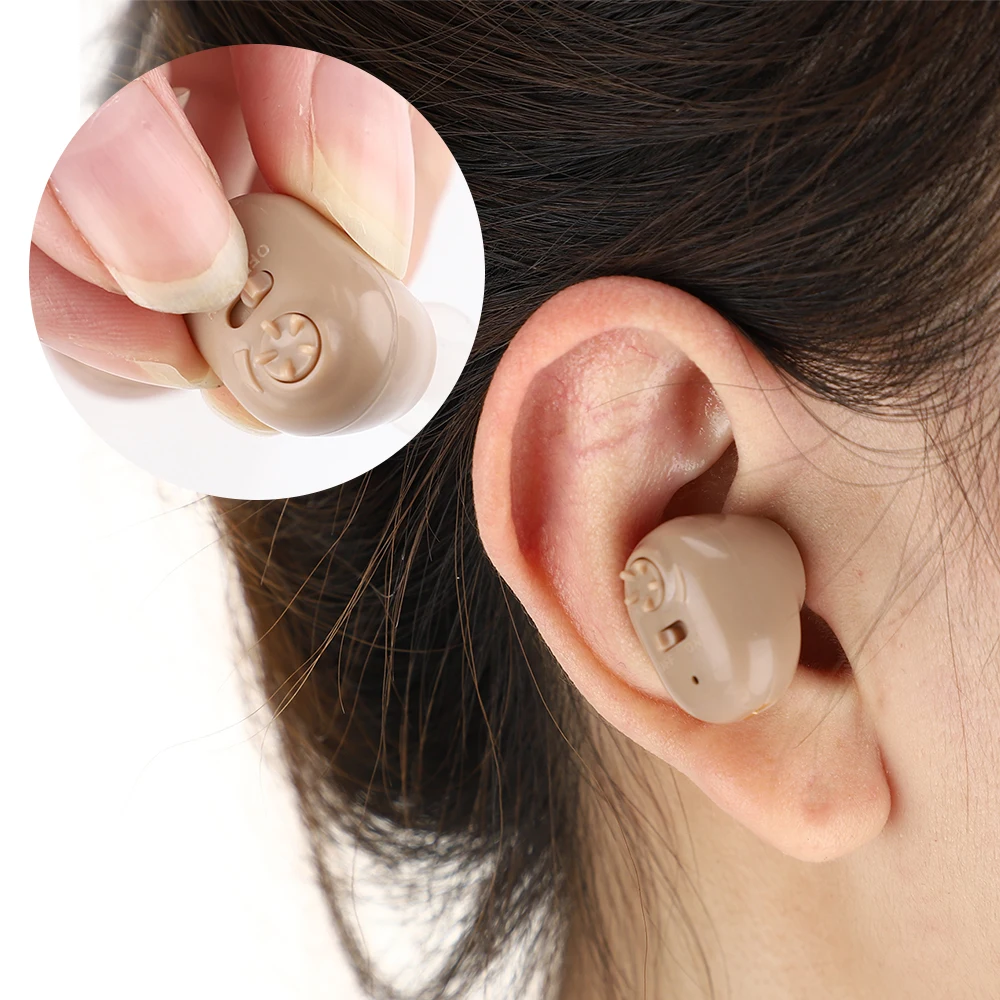 

Hearing Aid Rechargeable Hearing Device ITE Ear Hearing Aids for The Elderly Audifonos Sound Amplifier for Deafness