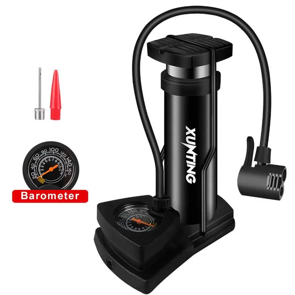 

Mini Bike Pump Portable Bicycle Tire Pump Mini Bike Floor Pump Hand Foot Activated Bike Pump with Gas Needle for Road Bikes Moun