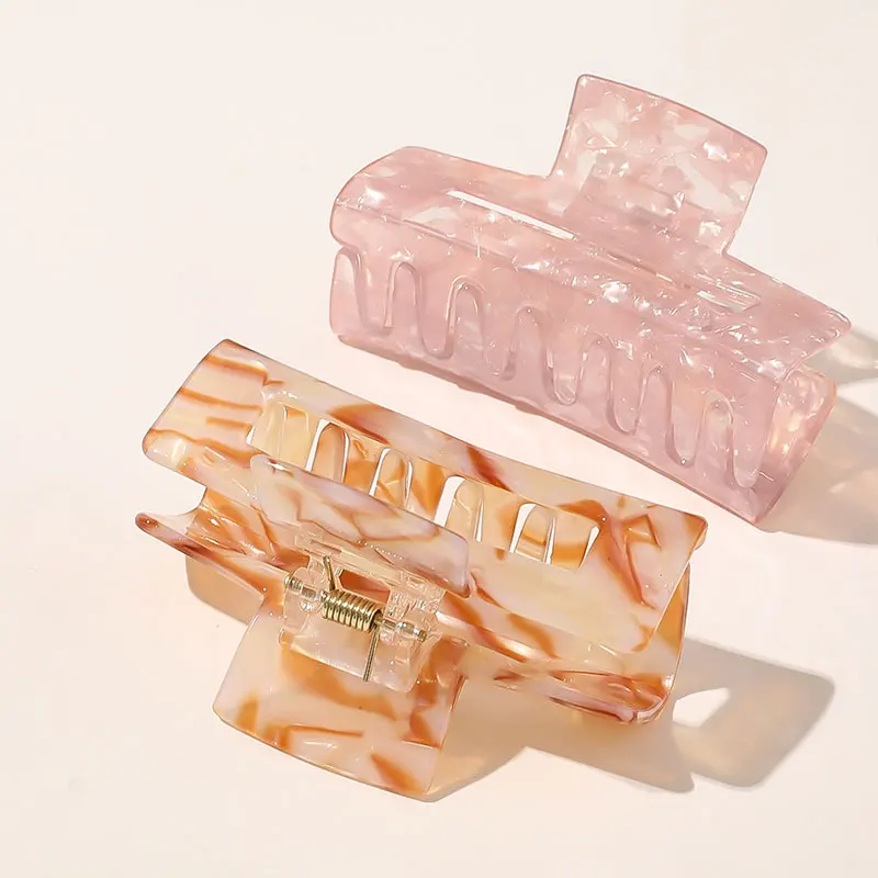 Винтажный геометрический женский коготь для волос конский хвост держатель