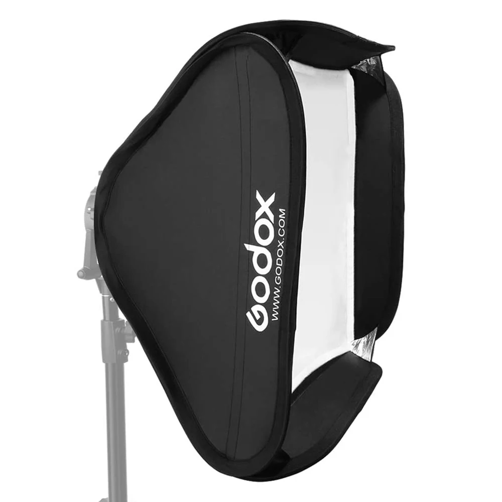 Godox 40x40 см 50x50 60x60 80x80 складной софтбокс для вспышки Speedlite S типа S2 Кронштейн
