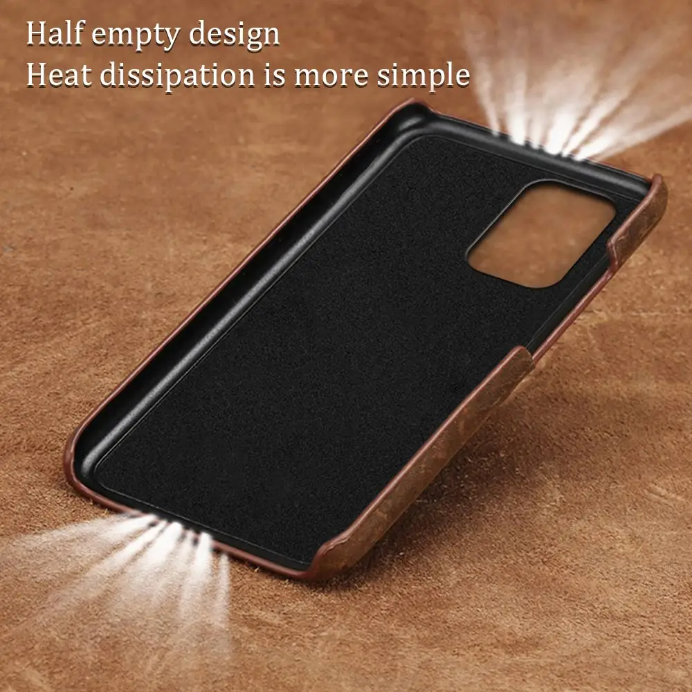 Genuine PULL-UP Leather Case for Xiaomi Redmi Note 10 Pro 9 Pro 8 For Mi 11 Ultra 10T Lite Poco X3 Pro F3 Repairable Matte Cover