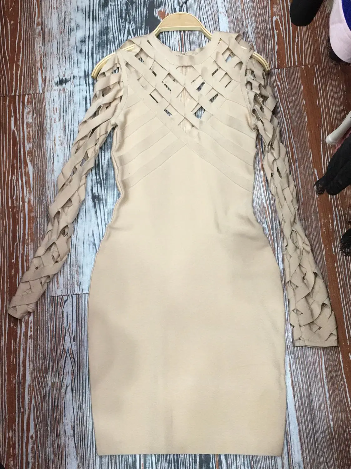 Эксклюзивное женское Новое модное 2017 бежевое телесное красное черное Бандажное