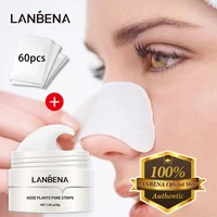 lanbena blackhead remover pore strips nose peeling mask acne treatment deep cleansing facial mask oil control t zone skin care