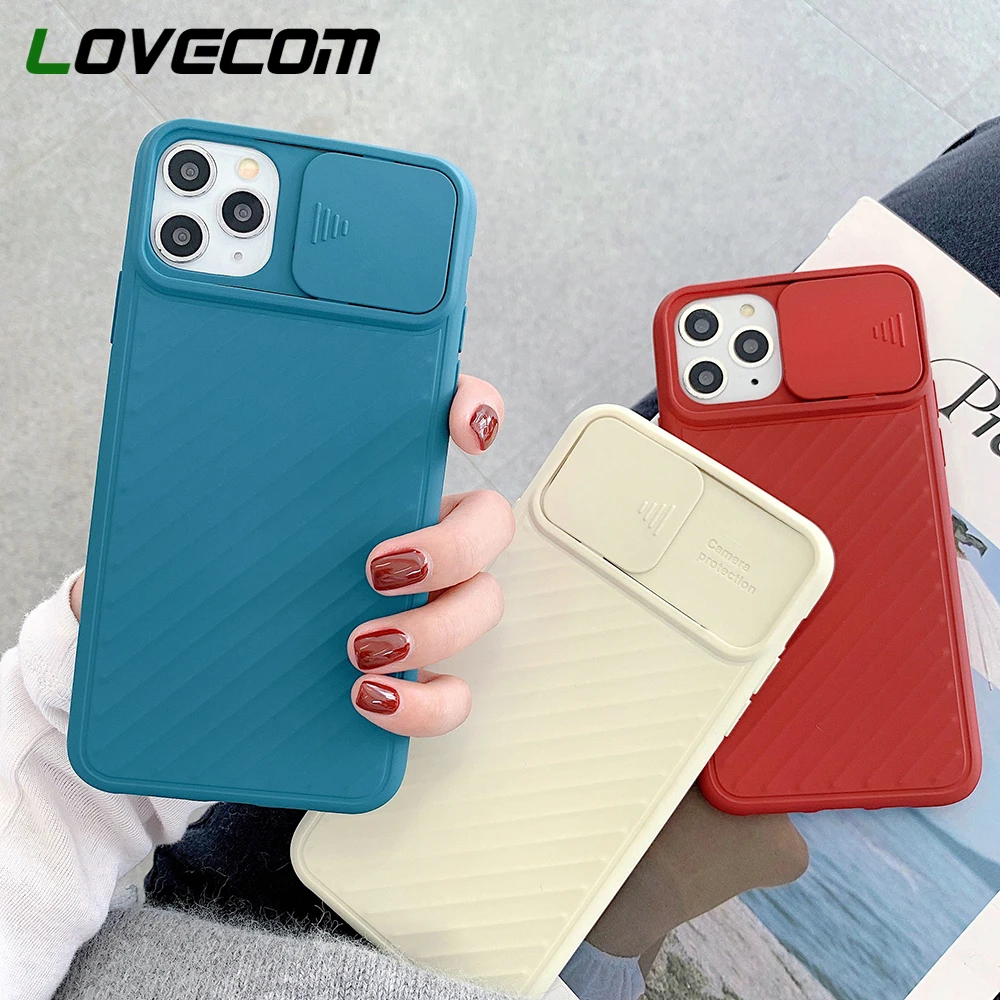 LOVECOM Camera Protection Plain Phone Case For iPhone 11 Pro Max XR XS 6 6S 7 8 Plus X Soft TPU Shockproof Back Cover Gift | Мобильные
