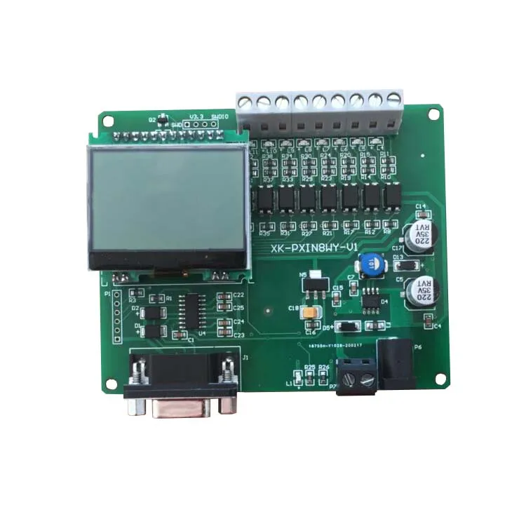 Модуль ЖК-дисплея с последовательным портом RS232 8-канальный пассивный сухой