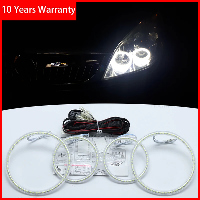 Дневные ходовые огни для Opel Astra H без проектора 2007-2010 супер яркий белый цвет 3528 SMD