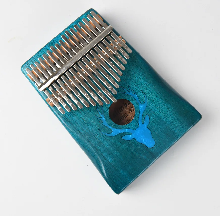 Рояль в форме оленя 17 клавиш калимба Африканское пальцевое пианино музыкальный