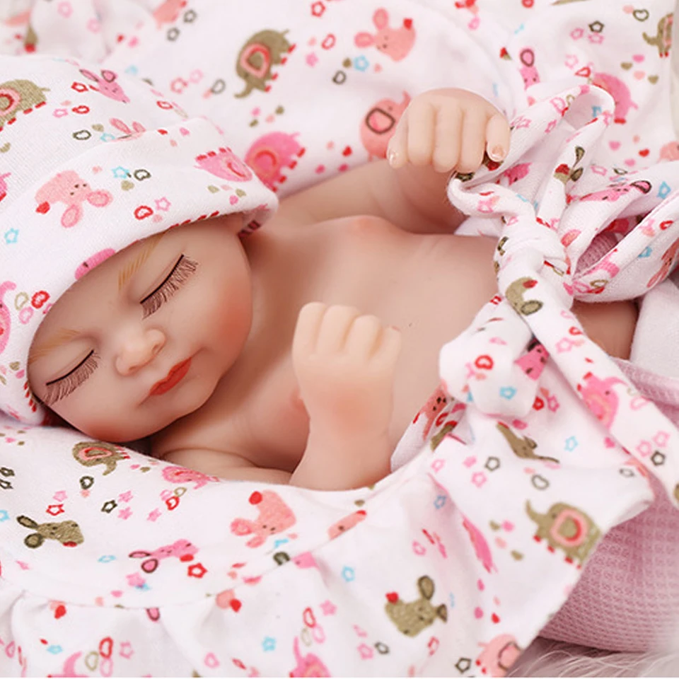 10 дюймов мягкий силиконовый reborn Младенцы Близнецы реалистичные Новорожденные девочка мальчик кукла День Рождения вечерние подарки