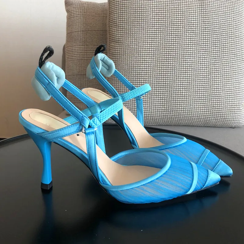 Женские босоножки на высоком каблуке привлекательные Роскошные Дизайнерские