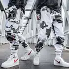 Брюки-карго мужские камуфляжные, брюки в стиле хип-хоп, джоггеры с разными карманами, хлопковая одежда в стиле милитари, уличная одежда