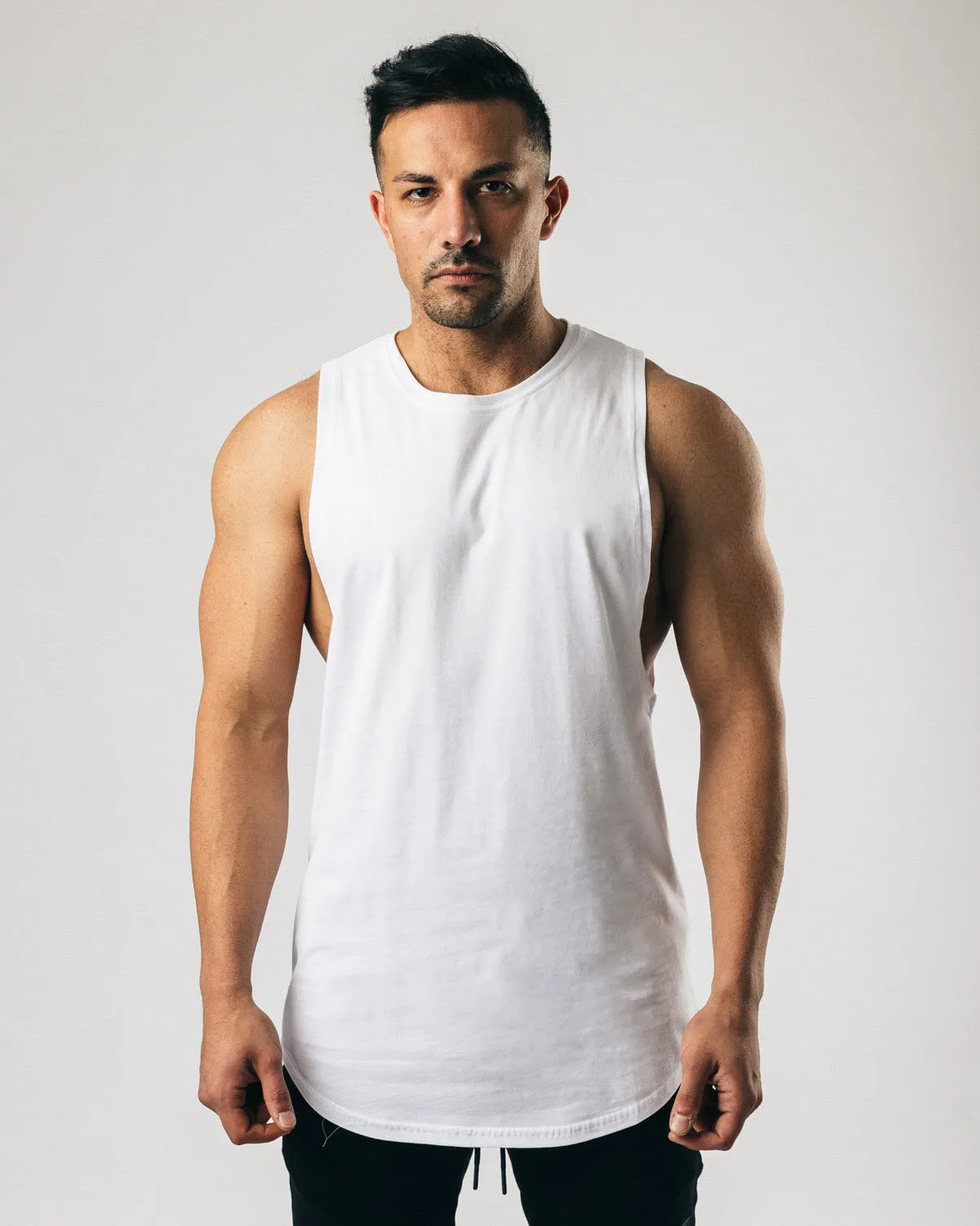 

2021 Summer Fitness Vest Men's Camouflage Cotton Loose Sports Large Size Round Neck Top Trend