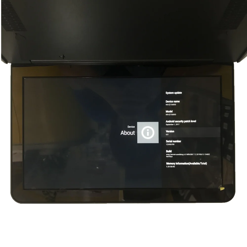 13 3 дюймовый 1080P потолочный кронштейн для системы Android 6 0 версия 1 + 8G зеркальный