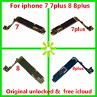 Заводская разблокированная материнская плата для iphone 7 Plus, 8 Plus, X, XS, XR, Бесплатный icloud, 100% оригинал, без Touch ID и без Face ID, логическая плата, тест