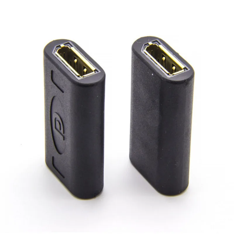 

1pc DP to DP DisplayPort Female to Female Adapter Connector Coupler Extender Tool Gold Plated DP Adapter