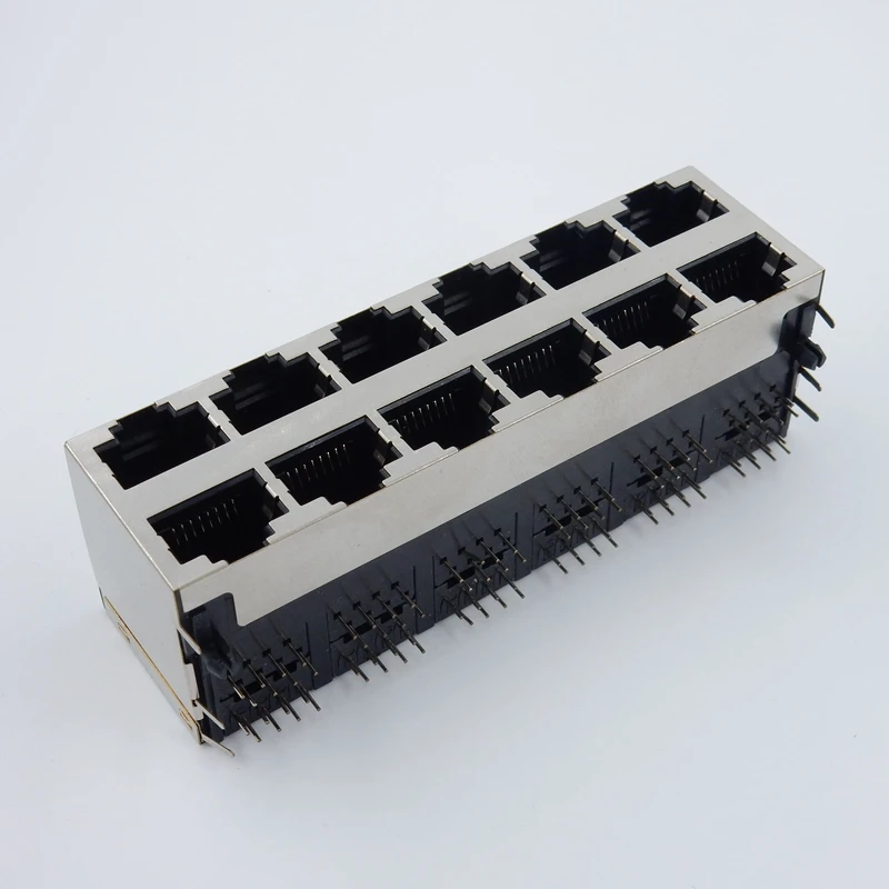 RJ45 гнездо 16 портовый 8P8C сетевой интерфейс с экранированием 59 8P8C|Соединители| |
