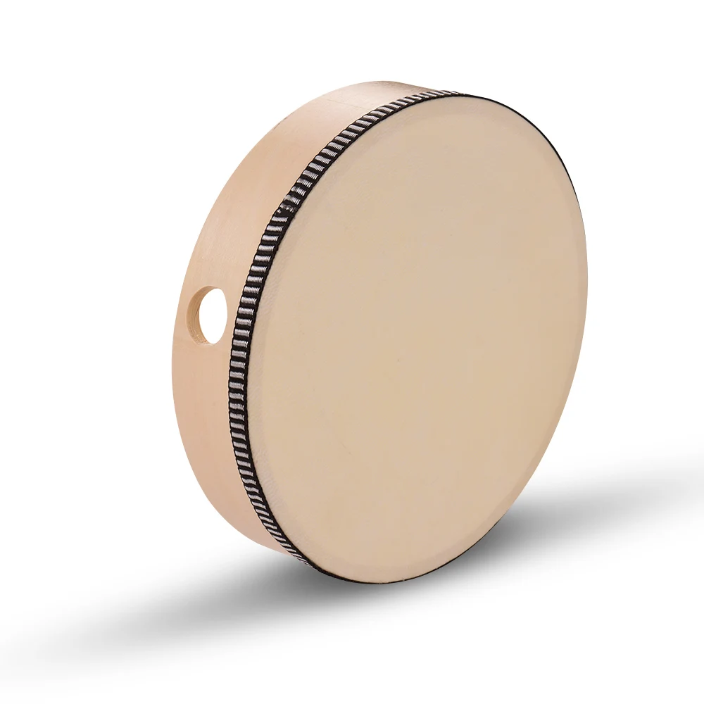 8 дюймов деревянный ручной барабан детская ударная игрушка деревянная рама