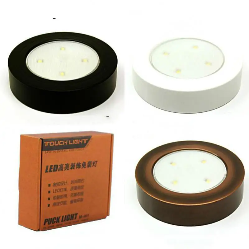 2 шт./лот шкаф светодиод Pat светильник Батарея батарейках светодиодный Ночной с