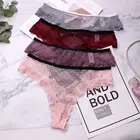 Трусы женские SP  CITY, кружевные, хб, с низкой посадкой