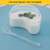 2030pcs 125ml dessert cups mini plastic cups transparent mousse cup container for jelly yogurt dessert kitchen tool accessories
