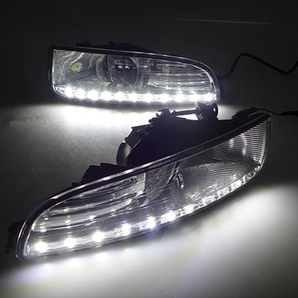 Автомобильные мигающие дневные ходовые огни для Skoda Superb 2010 2011 2012 2013 Светодиодный