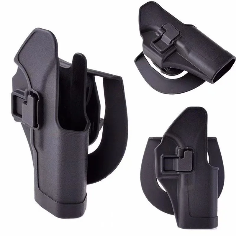 

Tactical Glock 17 19 22 23 31 32 CQC Serpa Concealment Quick Right Hand Waist Paddle Belt Loop Pistol Holster Gun Case Pouch