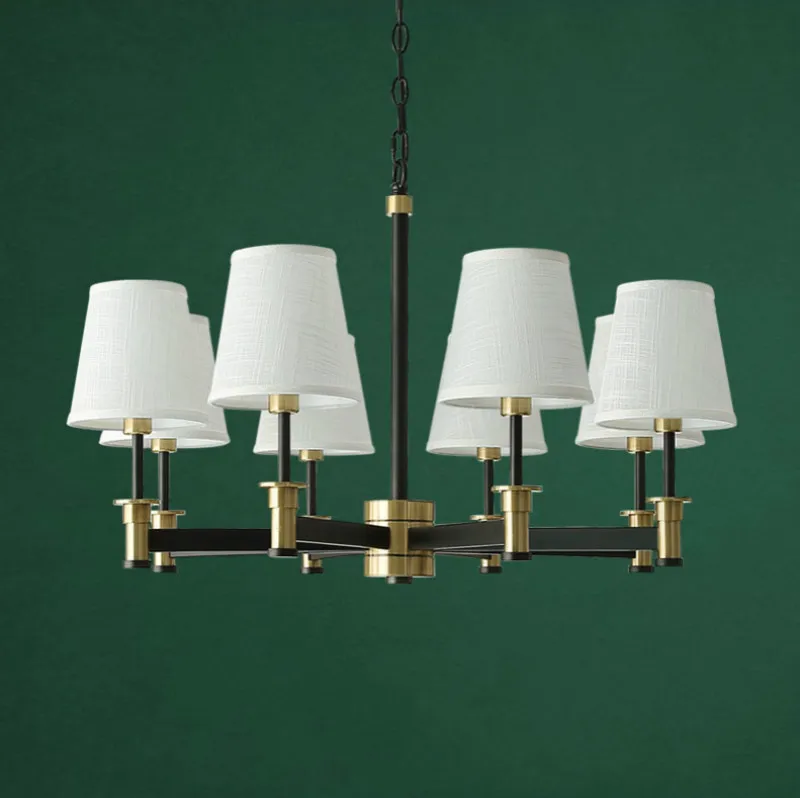 Люстра из кованого железа в латиноамериканском стиле для гостиной столовой